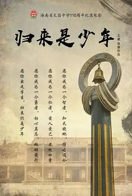 归来是少年 海报